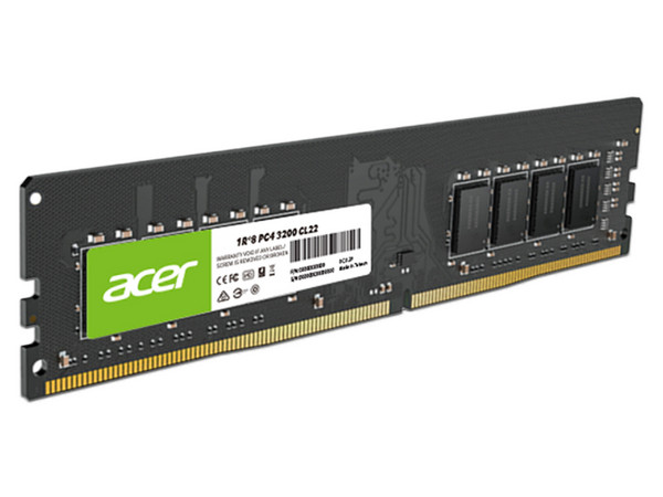 Memoria DIMM Acer UD100 DDR4, PC4-25600 (3200MHz), CL22, 16GB.