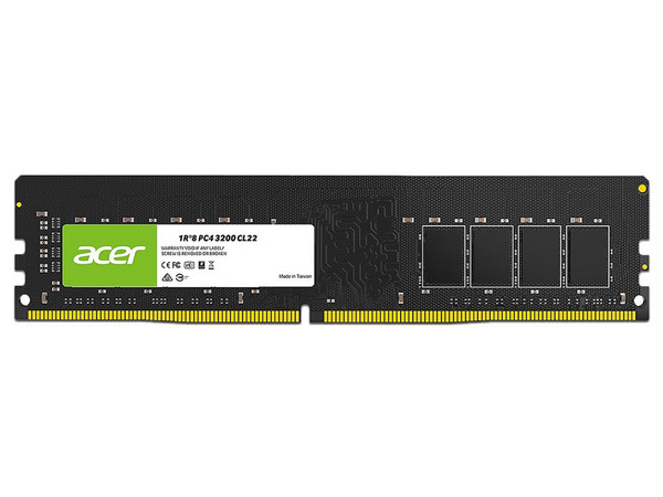 Memoria DIMM Acer UD100 DDR4, PC4-25600 (3200MHz), CL22, 16GB.