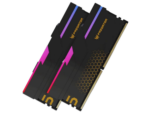Memoria DIMM Acer Predator HermesB, DDR5 (6000MHz), 32GB (2 x 16 GB), CL28.