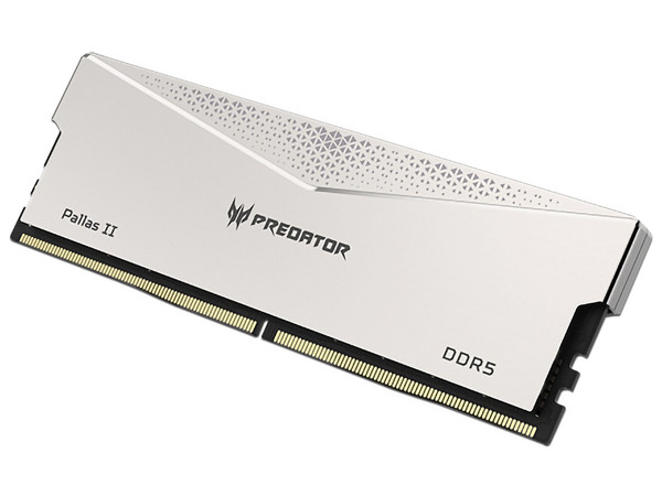 Memoria DIMM Acer Predator Pallas II, DDR5 (6000MHz), 24GB, Color Blanco.