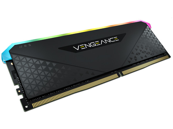 Memoria DIMM Corsair VENGANCE RGB, DDR4 PC4-25600 (3200MHz), CL16, 16GB.