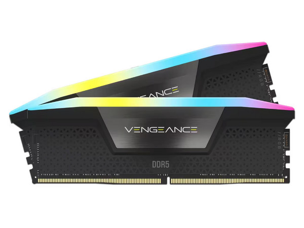 NA - Memoria Corsair Vengeance RGB DDR5 PC5-41600 (5200MHz), 32GB (2 x 16GB), Color Negro.