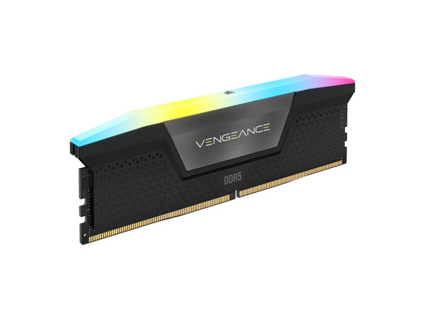 Memoria DIMM Corsair VENGEANCE RGB, DDR5 PC5-48000 (6000MHz), CL38, 32GB (2 x 16GB)