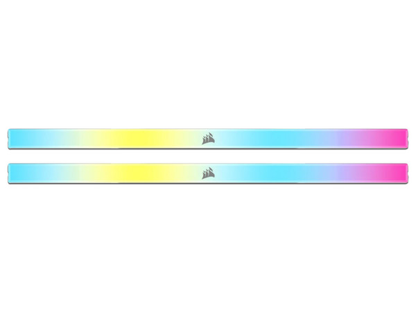 Memoria DIMM CORSAIR VENGEANCE RGB, DDR5 PC5-48000 (6000MHz), CL30, 64GB (2 x 32GB). Color Blanco.