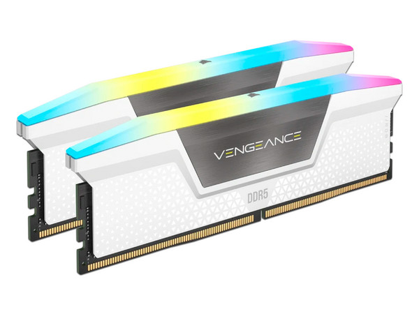 Memoria DIMM Corsair Vengeance RGB, DDR5 PC5-51200 (6400MHz), CL32, 64GB (2x32GB).