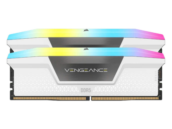 Memoria DIMM Corsair Vengeance RGB, DDR5 PC5-51200 (6400MHz), CL32, 64GB (2x32GB).