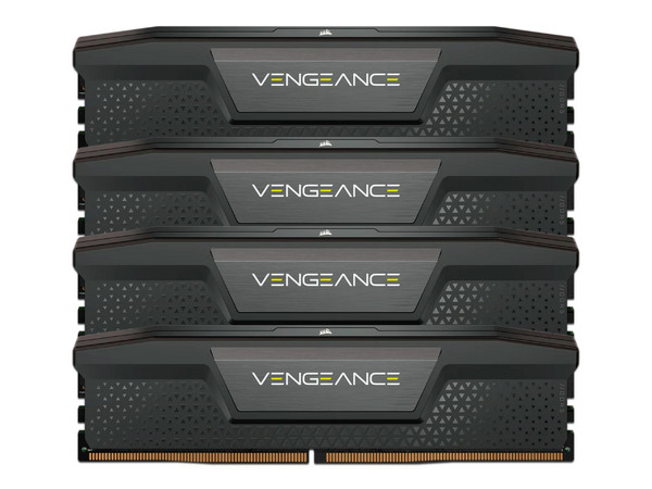 Kit de Memorias DIMM Corsair Vengeance, DDR5 PC5-44800 (5600MHz), CL40, 128GB (4 x 32GB). Color Negro.