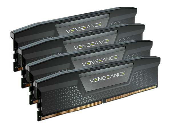 Kit de Memorias DIMM Corsair Vengeance, DDR5 PC5-44800 (5600MHz), CL40, 128GB (4 x 32GB). Color Negro.