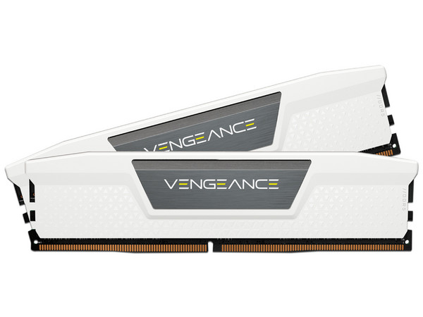 Kit de Memorias DIMM Corsair Vengeance, DDR5, PC5-44800, 5600MHz, 32GB (2 x 16GB), Color Blanco.