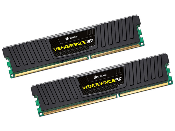 Memoria CORSAIR Vengeance LP, DDR3 PC3-12800 (1600MHz), 16 GB, Kit con dos piezas de 8GB.