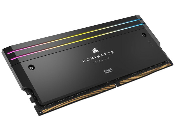 Memoria Ram Corsair DOMINATOR TITANIUM, 64GB (2X32GB), DDR5, 6400MHZ, Color Negro
