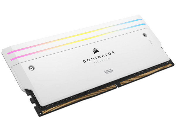 Memoria Ram Corsair DOMINATOR TITANIUM, 64GB (2X32GB), DDR5, 6400MHZ, Color Blanco