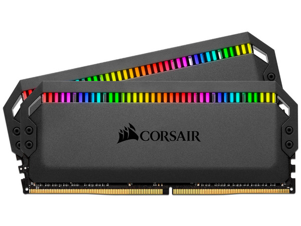 Memoria DIMM Corsair DOMINATOR PLATINUM RGB, DDR4 PC4-25600 (3200MHz), CL16, 16GB (2 x 8GB).