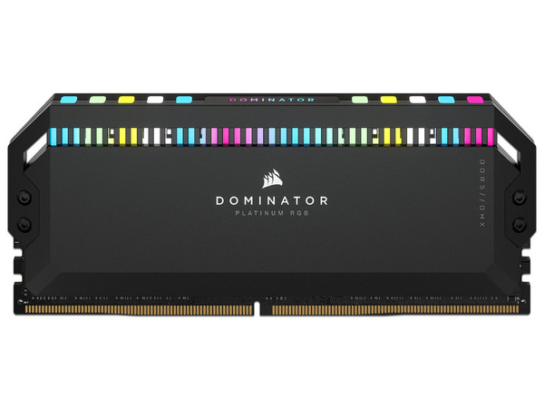 Memoria DIMM Corsair Dominator Platinum RGB, DDR5 PC5-41600 (5200MHz), CL40, 32GB (2 x 16GB).