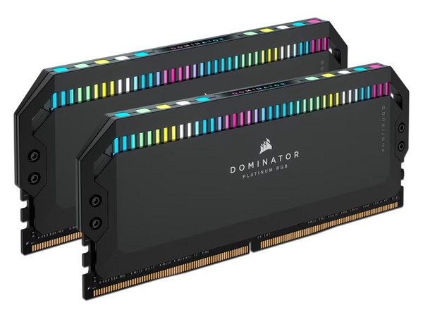 Memoria Ram Corsair Dominator Platinum RGB De 32GB (2X16GB), DDR5, 6000MHZ. Color Negro