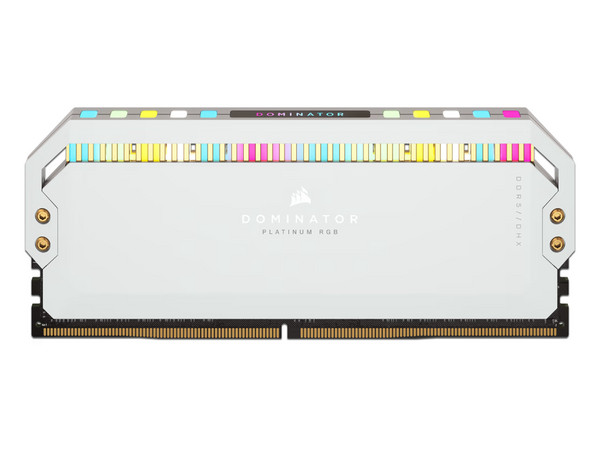 Memoria Ram Corsair Dominator Platinum RGB De 64GB (2X32GB), DDR5, 5200Mhz. Color Blanco