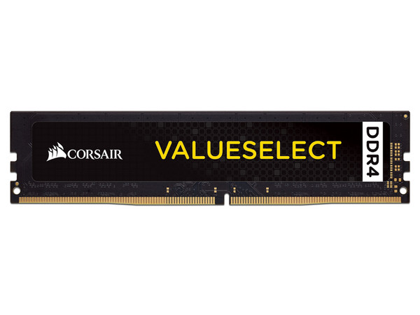 Memoria DIMM Corsair Value Select DDR4, PC4-19200 (2400MHz) de 8 GB.