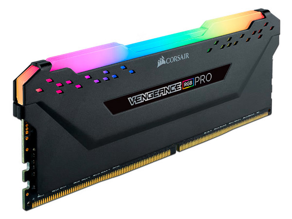 Memoria DIMM CORSAIR VENGEANCE, DDR4 PC4-28800 (3600MHz), CL18, 16GB, Color Negro.