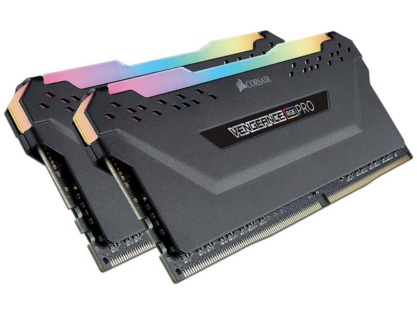 Memoria DIMM Corsair Vengance RGB Pro DDR4 PC4-21300 (2666MHz), 16 GB (2 x 8GB).