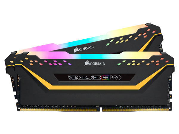 Kit de Memorias DIMM Corsair Vengance RGB Pro Edición TUF Gaming DDR4 PC4-25600 (3200 MHz), CL16, 16GB (2 x 8GB).