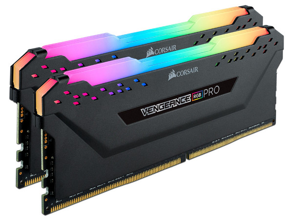 Memoria DDR RAM CORSAIR Vengeance RGB Pro de 32GB (2x16GB), 3200MHz, RGB.