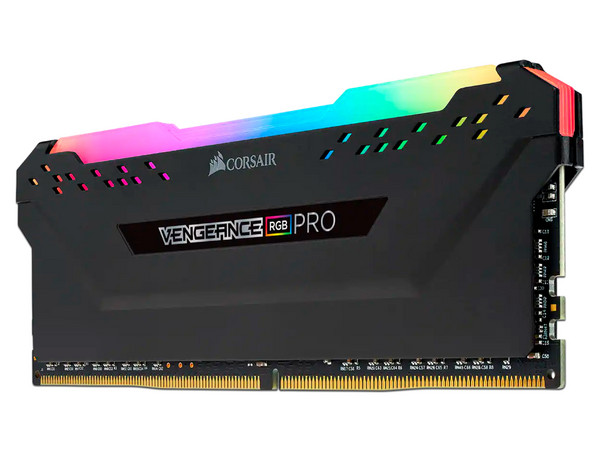 Memoria DIMM Corsair Vengeance RGB PRO, DDR4 PC4-25600 (3200MHz), CL16, 8GB.