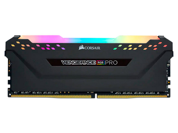 Memoria DIMM Corsair Vengeance RGB PRO, DDR4 PC4-25600 (3200MHz), CL16, 8GB.