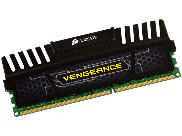 Memoria DIMM Corsair Vengeance DDR3 PC3-12800 (1600MHz), CL 10,  8 GB.