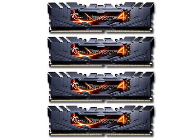 Memoria G.SKILL Ripjaws 4 DDR4 (2400 MHz), CL15, 32 GB (4 x 8 GB).