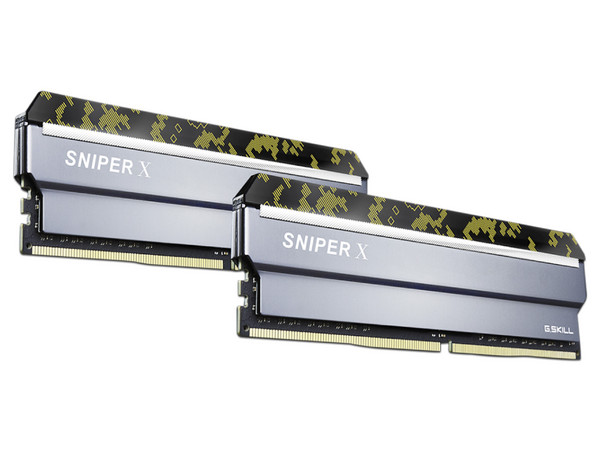 Memoria DIMM G.SKILL Sniper X 16 GB DDR4 (2400 MHz), CL16, 16 GB (2 x 8 GB).