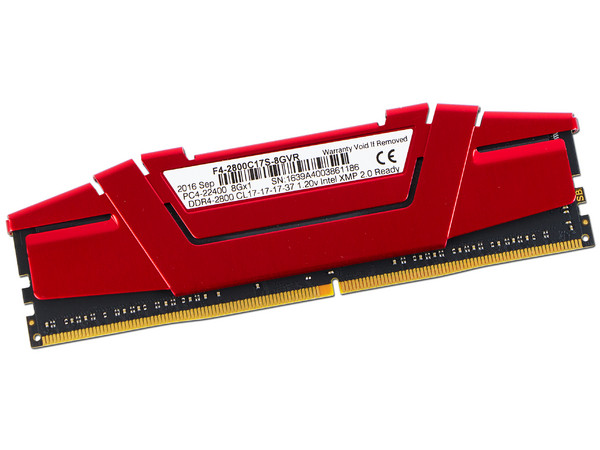 Memoria G.SKILL Ripjaws V DDR4 PC4-22400 (2800 MHz), CL17, 8 GB.