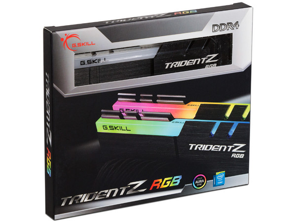 Kit de Memorias DIMM G.Skill Trident Z DDR4 PC4-24000 (3000MHz), CL16, 16GB (2 x 8GB), RGB.