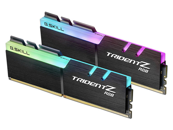 Kit de Memorias DIMM G.SKILL Trident Z RGB, DDR4 PC4-33000 (4133MHz), CL19, 16GB (2 x 8GB).