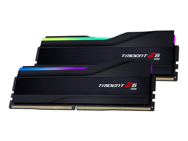 Memoria DIMM GSKILL Trident Z5 RGB, DDR5, PC5-44800, 5600MHz, 32GB (2 x 16GB). Color Negro.