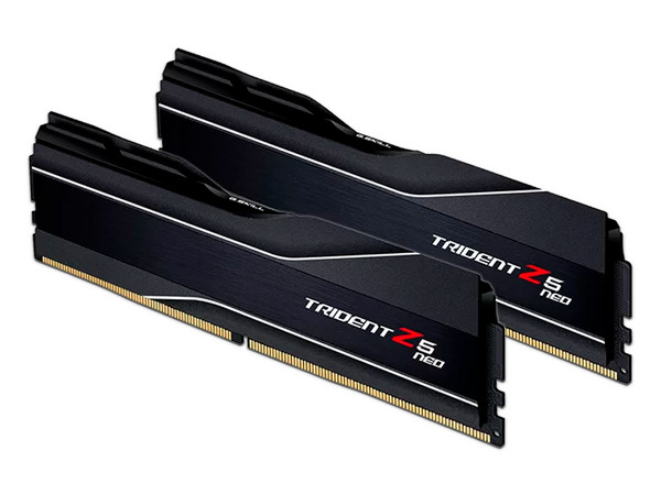 Kit de Memorias DIMM G.Skill Trident Z5 Neo, DDR5 PC5-48000 (6000MHz), CL30, 64GB (2 x 32GB).