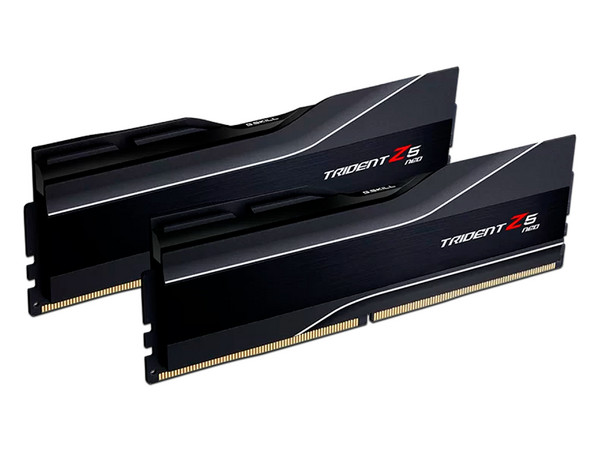 Kit de Memorias DIMM G.Skill Trident Z5 Neo, DDR5 PC5-48000 (6000MHz), CL30, 64GB (2 x 32GB).