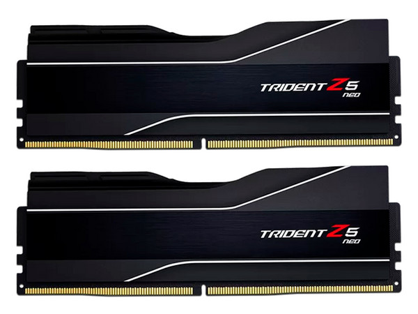 Kit de Memorias DIMM G.Skill Trident Z5 Neo, DDR5 PC5-48000 (6000MHz), CL30, 64GB (2 x 32GB).