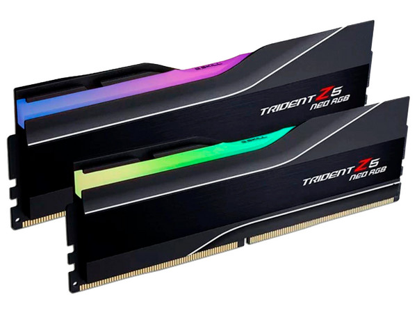 Kit de Memorias DIMM G.SKILL Trident Z5 Neo RGB DDR5 PC5-48000 (6000MHz), 64GB (2 x 32GB).