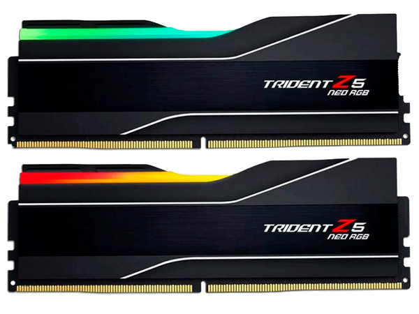 Kit de Memorias DIMM G.SKILL Trident Z5 Neo RGB DDR5 PC5-48000 (6000MHz), 64GB (2 x 32GB).