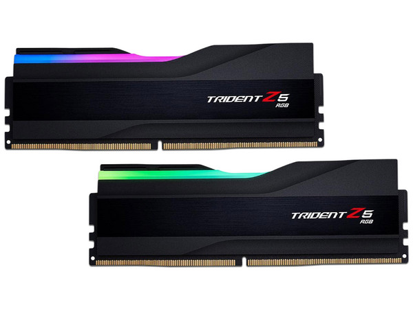 Memoria DIMM G.SKILL Trident Z5 RGB, DDR5 PC5-48000 (6000MHz), CL40, 48GB (2x24GB), Color Negro.