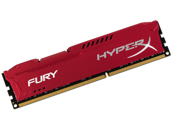 Memoria Kingston HyperX Fury DDR3 PC3-14900 (1866 MHz), CL10, 8 GB.