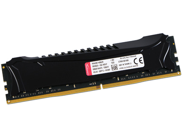 Memoria Kingston HyperX Fury DDR4, PC4-22400 (2800 MHz), CL14, 8GB.