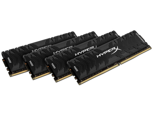 Kit DIMM de Memorias Kingston HyperX Predator DDR4 PC4-24000 (3000MHz), CL15, 64GB (4 x 16GB).