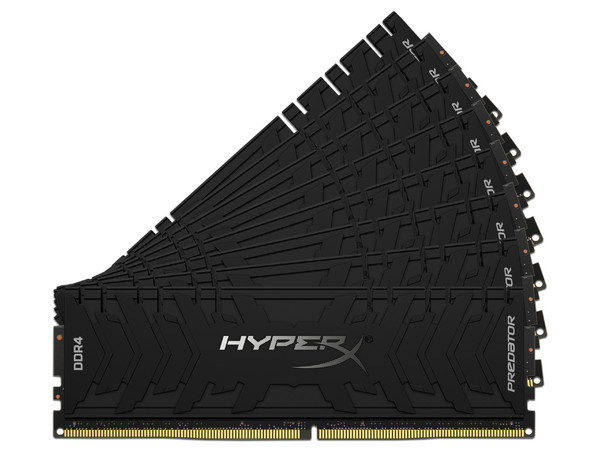 Kit de Memorias DIMM Kingston HyperX Predator DDR4, PC4-25600 (3200MHz), CL16, 256GB (8 x 32GB).