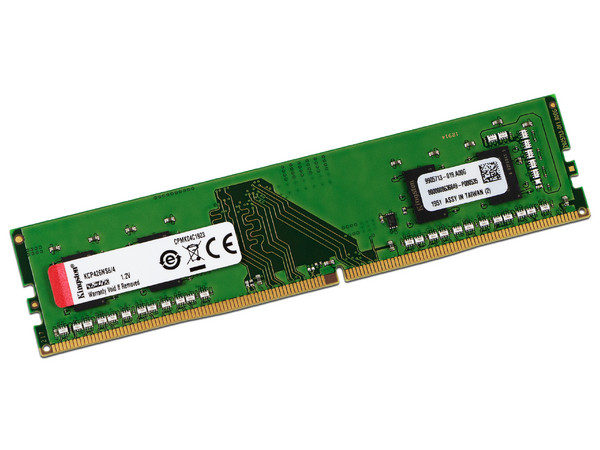 Memoria DIMM Kingston DDR4, PC4-21300 (2666MHz) CL19, 4 GB.