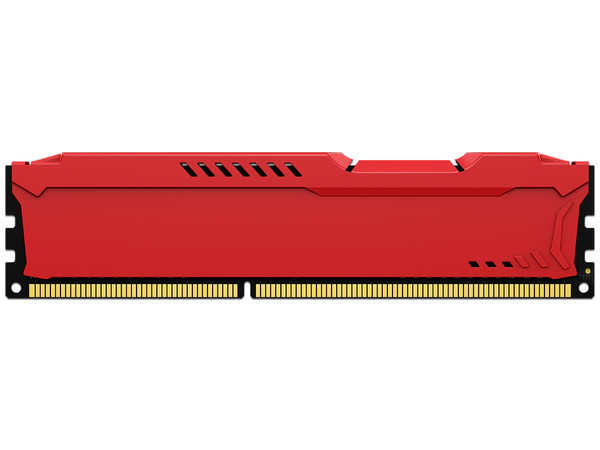 Memoria DIMM Kingston Fury Beast Red, DDR3 PC4-14900 (1866MHz), CL10, 4GB.