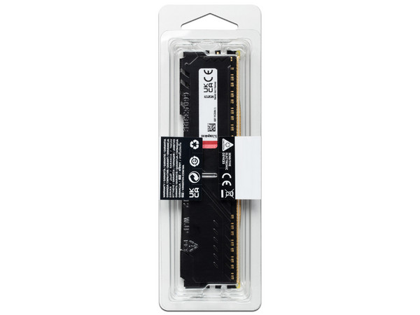 Memoria DIMM Kingston Fury Beast, DDR4 PC4-25600 (3200MHz), CL16, 16GB.