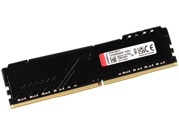 Memoria DIMM Kingston Fury Beast, DDR4, PC4-25600 (3200MHz), CL16, 16GB.