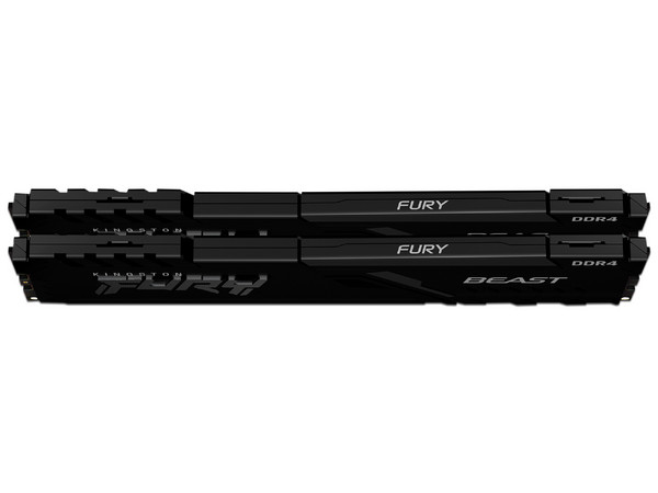 Memoria Ram Kingston Fury DDR4 BEAST BLACK 3200MHz, 32GB (2 x 16GB), Color Negro.