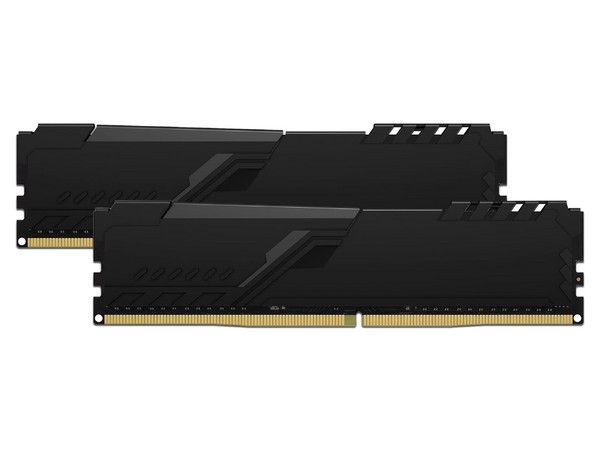 Memoria DIMM Kingston Fury Beast Black, DDR4 PC4-25600 (3200MHz), CL16, 64GB (2 x 32GB).